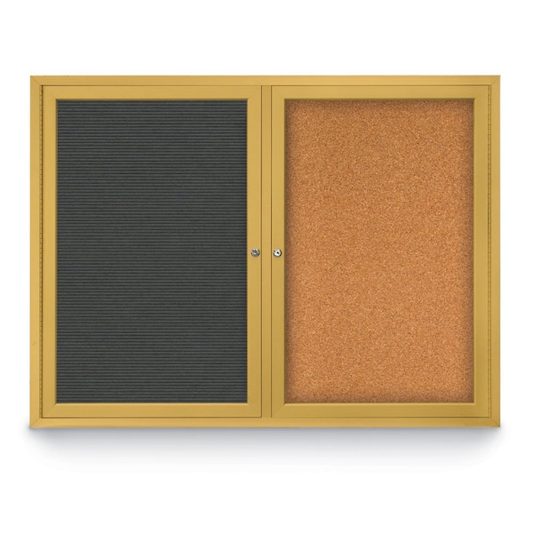 Corkboard, Cobalt/ Blck, 24" x 36"